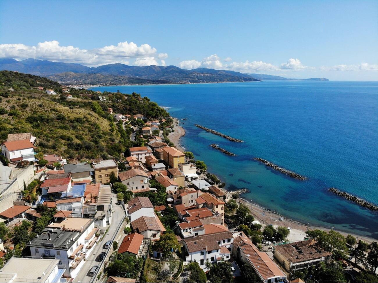 Costa di Acciaroli vista dall'alto